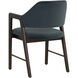 Milton Smoke Acacia / Meg Dusty Teal Dining Armchair